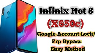 Infinix HOT 8 (X650C) FRP LOCK/GOOGLE ACCOUNT BYPASS (Without PC) New Method 2022.