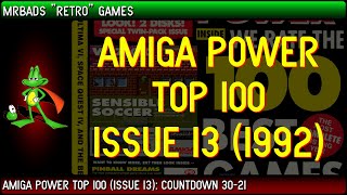 Top 100 Amiga Games | Amiga Power (1992) | #30 - 21