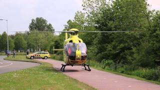 Lift off Lifeliner 1 na inzet Leenderbos te Hoofddorp