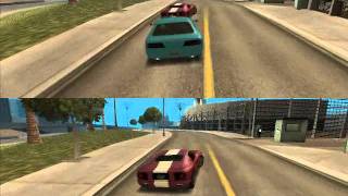 MTA San Andreas: splitscreen