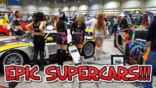 CRAZY SUPERCARS & HOT GIRLS!!! | Harrisburg Motorama 2017!!!