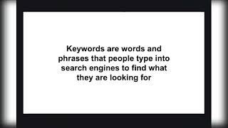 Keywords Research