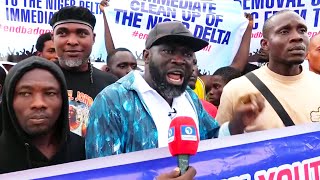 Enough is Enough: President of Ijaw Youth Congress Lead #EndBadGovernance Protest In Bayelsa