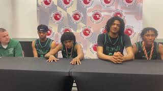 St. Charles press conference after losing to Northeast-AA in the 2024 3A Boys State Championship.