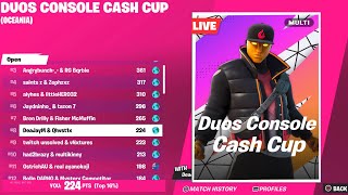 How We PLACED 8th In The Console Cash Cup Finals!