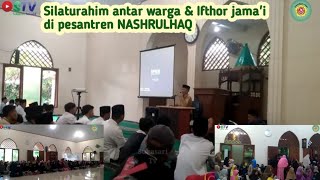 Silaturahim antar warga & Ifthor jama'i di pesantren NASHRULHAQ