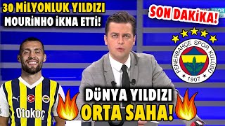 SON DAKİKA! Mourinho 30 Milyon Euro'luk Yıldızı İkna Etti! F.Bahçe'nin Yeni Ortasahası DÜNYA YILDIZI