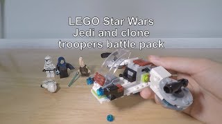 LEGO Star Wars - Jedi and clone troopers battle pack - SPEED BUILD