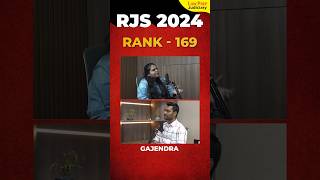 RJS 2024 Interview | Gajendra | Rank - 169