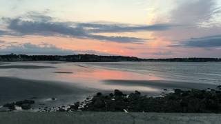 Sunrise over Swampscott and Marblehead from Lynn Beach 7.23.17