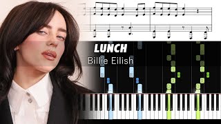 Billie Eilish - LUNCH - Piano Tutorial with Sheet Music