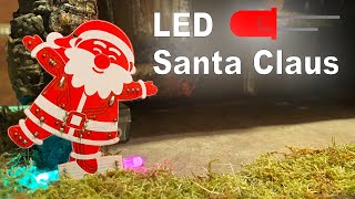 Make DIY Santa Claus LED Christmas Ornament