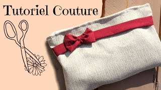 Tutoriel Couture #3 - Trousse (à zip)