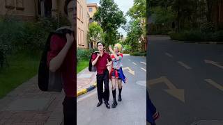 He was scared. 😂🤣 #funny #cosplay #shorts