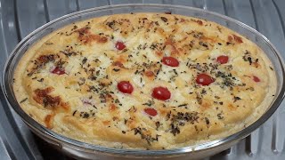 TORTA DE TAPIOCA COM PRESUNTO E QUEIJO