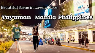 BEAUTIFUL STREET SCENE | PREMIERE MALL  SM SAN LAZARO | Tayuman Manila Philippines 🇵🇭[4K ]