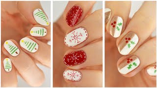 Christmas Nail Art 🎅🏻 Cute Christmas Holiday Nail Art Design Compilation!