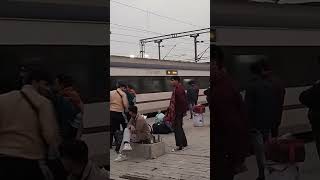 Vande bharat depart Jammu railway station #ytshorts