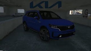 GTA V Kia Sorento GTline 2021,with realistic graphics mod.