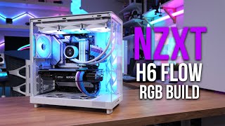 NZXT H6 Flow RGB Build Timelapse