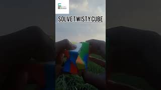 Solve twisty cube || How to solve twisty cube || Solve cube #shorts