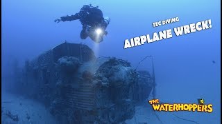 Airplane wreck dive - Tec Diving on Rhodes. Greece