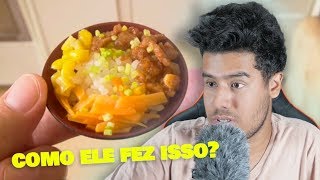 COMIDA INCRÍVEL EM MINIATURA NA MINI COZINHA!