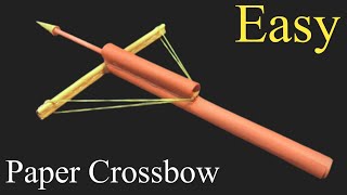 How to make a Paper Crossbow Gun | Origami