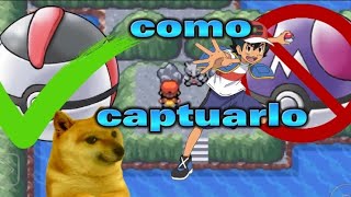 como capturar a Mewtwo en Pokémon rojo fuego (sin master ball