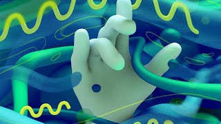 Colorful Abstract 3D Hand Art - Cinema 4d + Photoshop Illustration Speedart