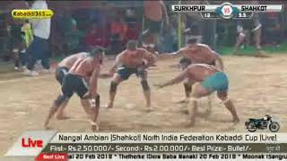 Surkhpur vs Shahkot Final Match (18-2-2018) Nangal Ambian North Federation