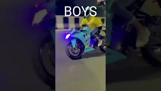 #viral Girls vs boys riding #girlavsboys #funny #rider #automobile #ktmlover #shorts #shortsfeed