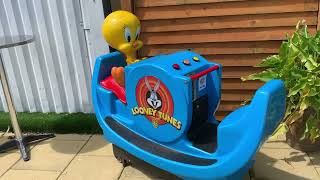 Amutec Looney Tunes Tweety Pie See Saw Kiddie Ride (RARE!) (UPDATED)