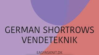 German shortrows vendeteknik