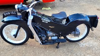 le velocette. walk round and ride