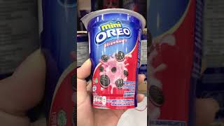 MINI OREO COOKIES STRAWBERRY FLAVOUR #shorts #short #minioreo #oreocookies #oreocookie #strawberry