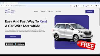 Responsive Car Rental Website