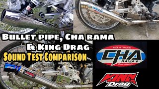 BULLET PIPE | CHA RAMA | KING DRAG PIPE | SOUND TEST COMPARISON