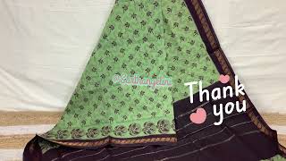 Sungundi printed cotton sarees