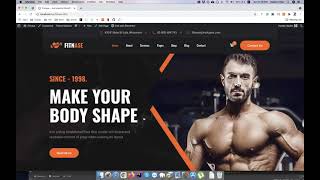 Fitnase WordPress Theme  Import Demo