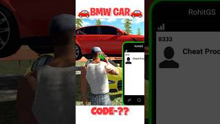 BMW car Cheat code in Indian bike driving 3d || Indian bike driving 3d new update #shorts