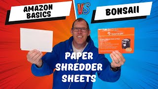 Paper Shredder Sheet Comparison