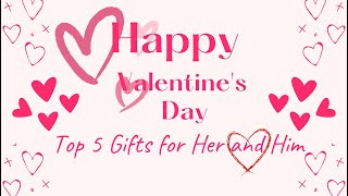 Gifts That Speak Love: Top 5 Gifts for Her and Him This Valentine's Day 2024!💞🎉