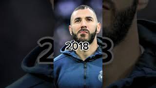 Benzema over the years #football #benzema #realmadrid