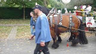 Deckenpfronner Auswandererleiterwagen ,Teil 02,beim Sindelfinger Pferdeumzug 2018