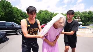 Lucas and Marcus! We UNMASKED the Creepy Grandma!