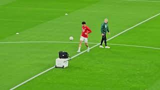 Dominik Szoboszlai warming up before the match // Hungary  - Netherlands // UEFA Nations League