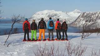 See the winter landscapes on snow shoes