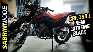 Review Harga Spesifikasi dan Fitur Honda CRF 150L Hitam | New Extreme Black 2020