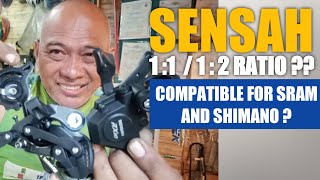 Sensah RD 1:1 / 1:2 Ratio ?? Compatible for Sram and Shimano? #sensah #budgetrd #1:11:2ratio